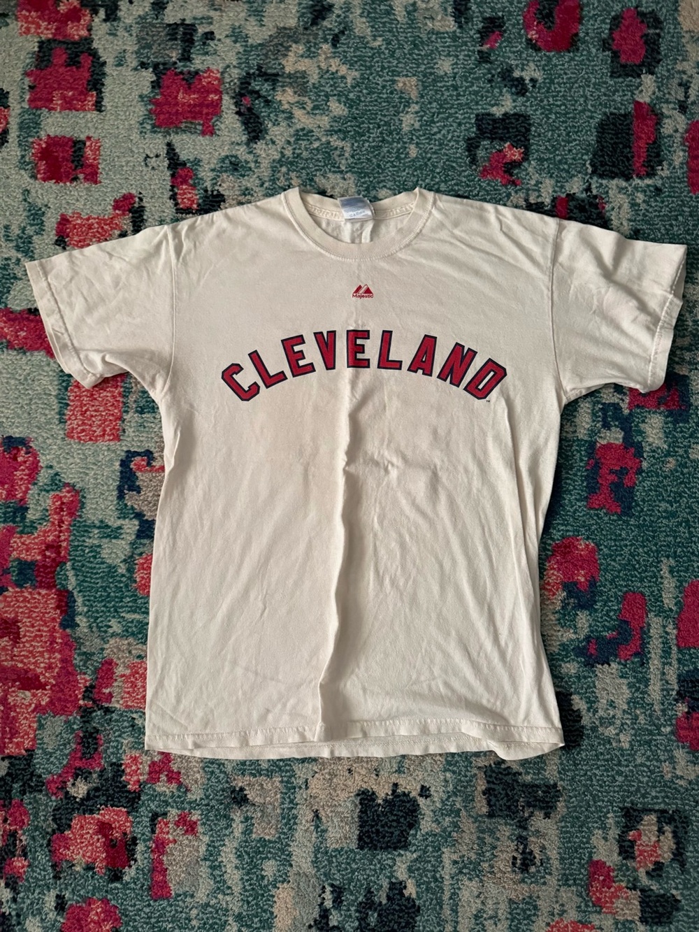 Vintage Majestic Cleveland Indians Bob Feller Tee